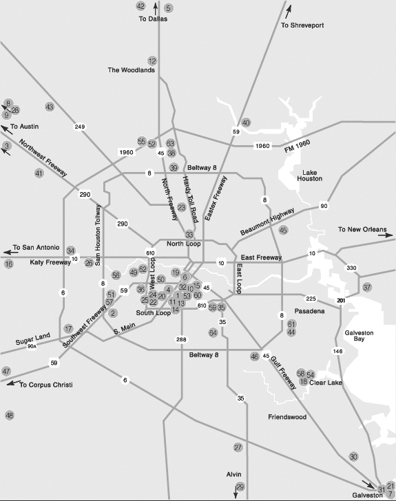 Us Map Houston